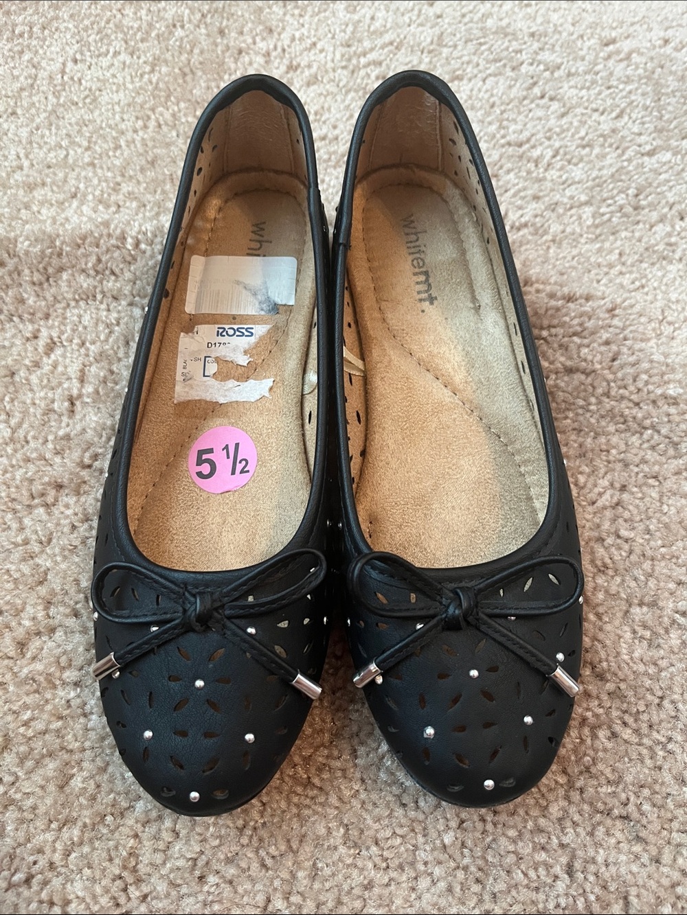 White Mt. Ballerina Bow Flats